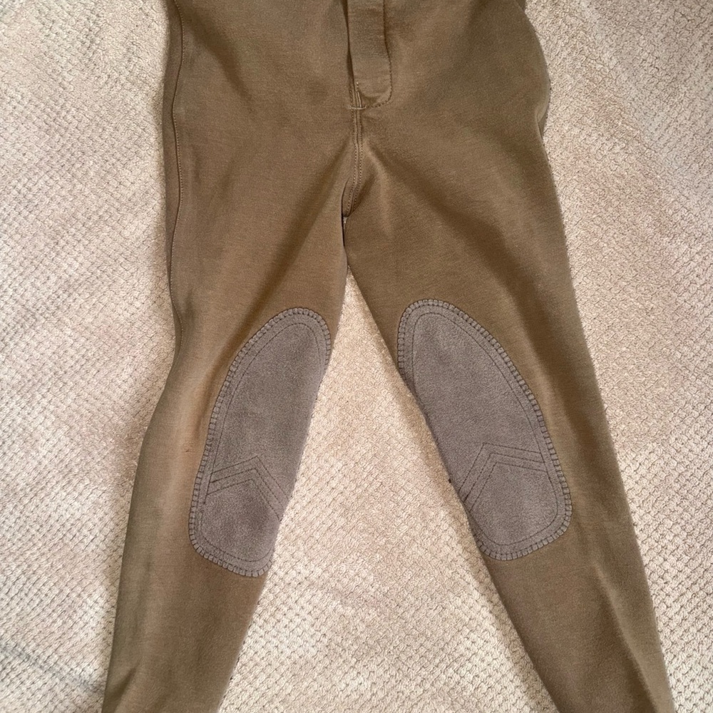 Kerrits Tan Riding Pants with Knee Patches